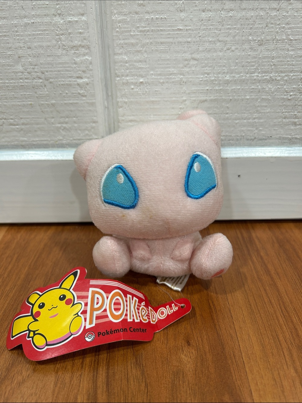 Pokemon Pink Mew Plush with Blue Eyes - Poke Doll
